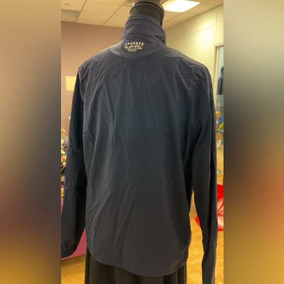 Lacoste Men's Long Sleeve Zipper Taffeta Golf Jacket - Picture 8 of 11